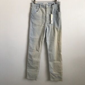 ROLLA’S WOMENS CORDUROY PANT LIGHT BLUE HIGH RISE 29